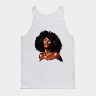 Black Queen & Natural Hair unapologetically Black Tank Top